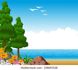 summer landscape for you design