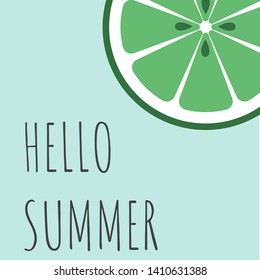 summer , layout design, greeting card, cover book, banner, poster, template design, vector illustration WITH TEXT hello summer