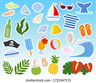 Summer leisure illustration / vector