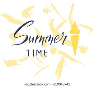 Summer lettering