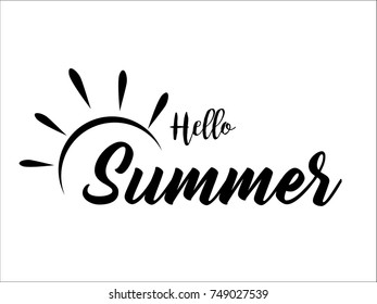 summer lettering