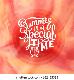 Summer lettering for cards, posters, prints and more