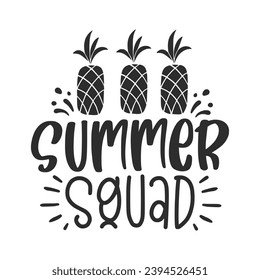 Summer Lettering Quotes. Funny season slogans. Isolated calligraphy quotes for travel agency, beach party. Great design for banner, postcard, print or poster. Vector