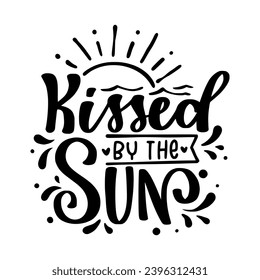 Summer Lettering Quotes and Phrases For Printable Posters, Cards, Tote Bags Or T-Shirt Design. Funny Summer Sayings