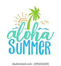 Summer Lettering Quotes and Phrases For Printable Posters, Cards, Tote Bags Or T-Shirt Design. Funny Summer Sayings