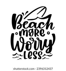 Summer Lettering Quotes and Phrases For Printable Posters, Cards, Tote Bags Or T-Shirt Design. Funny Summer Sayings