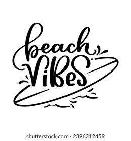 Summer Lettering Quotes and Phrases For Printable Posters, Cards, Tote Bags Or T-Shirt Design. Funny Summer Sayings