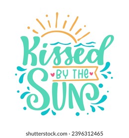 Summer Lettering Quotes and Phrases For Printable Posters, Cards, Tote Bags Or T-Shirt Design. Funny Summer Sayings