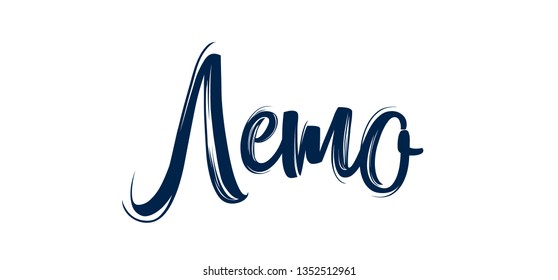 Summer lettering in russian, vector