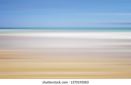 Summer light blue sea background. Blurred ocean and sky for print design.