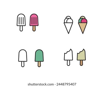 Summer Line Icons. Editable Stroke. Pixel Perfect. For Mobile and Web