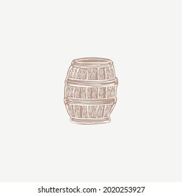 summer lino cut icon vector logo