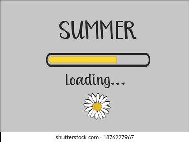 summer loading with daisy for fashion graphics, t shirt prints, posters etc
stationery,mug,t shirt,phone case  fashion style trend spring summer print 