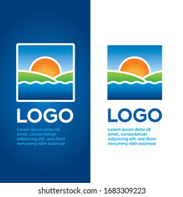 Summer logo, icon, sign, concept