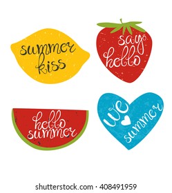 Summer logo.  Say hello. 