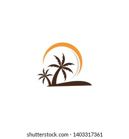 summer logo vector icon template 

