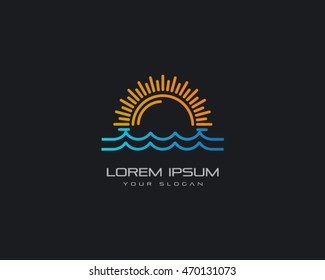 Summer Logo Vector Illustration