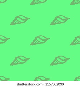 Summer lovely multicolor sea shell abstract seamless background.