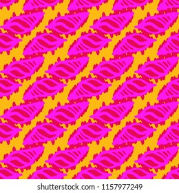 Summer lovely multicolor sea shell abstract seamless background.