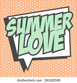 summer lover background, illustration in vector format