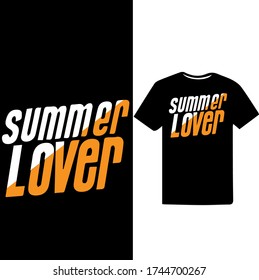 Summer Lover-Summer Season T-shirt Vector.