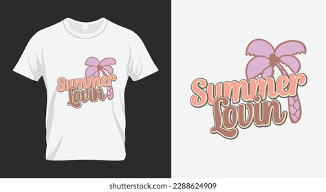 Summer Lovin Summer Beach Quote SVG Design
