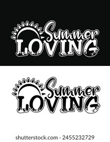 Summer loving t shirt design, summer t shirt design