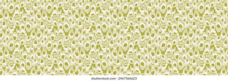 Summer meadow botanical hand drawn vector border. Retro fashion garden backdrop for decorative green pink floral seamless bordur. . 3D Illustration
