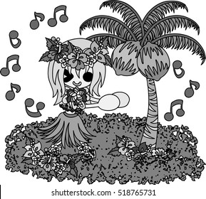 Summer memories and a girl dancing hula