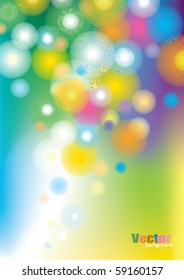 Summer mood abstract background