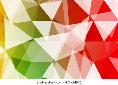 summer multicolor polygonal geometric banner with rumpled triangular low poly origami style background. vector illustration. for your idea business, wallpaper, web-design.