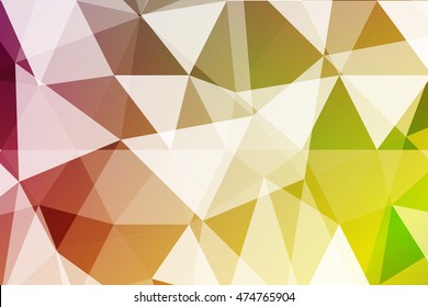 summer multicolor polygonal geometric banner with rumpled triangular low poly origami style background. vector illustration. for your idea business, wallpaper, web-design.