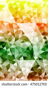 summer multicolor polygonal geometric banner with rumpled triangular low poly origami style background. vector illustration. for your idea business, wallpaper, web-design.