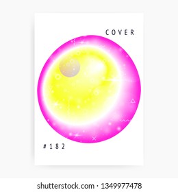 Summer music. Electronic sound. Night lifestyle dance holiday. Fluid holographic gradient shape and line. Feminine presentation layout for electro show. Summer music fest poster and flyer.