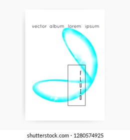 Summer music. Fluid holographic gradient shape and line. Electronic sound. Night lifestyle dance holiday. Modern presentation layout for electro club. Summer music fest poster and flyer.