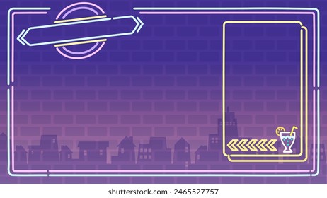 Summer Neon Street Style Backgrounds Web graphics	