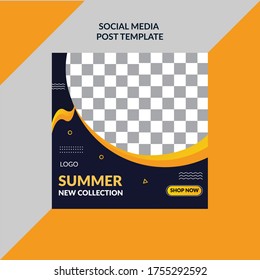 Summer New Collection Social Media Post Template