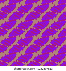 Summer new multicolor sea shell abstract seamless background.