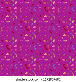 Summer new multicolored sea shell abstract seamless background.
