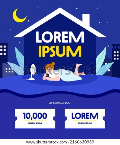 Summer Night Cool Shopping Template