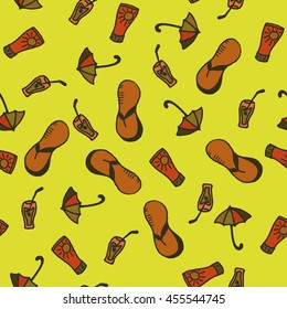 Summer objects pattern