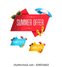 Summer Offer Labels