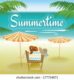 summer on the beach