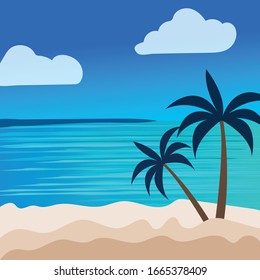  summer - on top view sea surf background