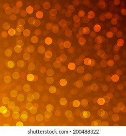 summer orange background with bokeh and lens flare pattern(vector)