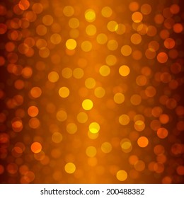 summer orange background with bokeh and lens flare pattern(vector)