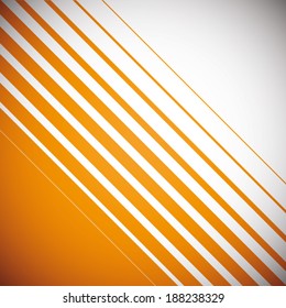 Summer Orange Background With Stripe Line Pattern (vector)