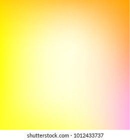 Summer orange holographic background. Vibrant blur iridescent design. Foil neon trendy rainbow banner. Pastel future element. Modern gradient cover. Foil holographic design. Bright soft gradient color