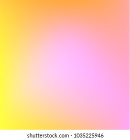 Summer orange holographic background. Vibrant blur iridescent design. Foil neon trendy rainbow banner. Pastel future element. Modern gradient cover. Foil holographic design. Bright soft gradient color