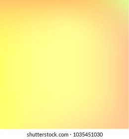 Summer orange holographic background. Vibrant blur iridescent design. Foil neon trendy rainbow banner. Pastel future element. Modern gradient cover. Foil holographic design. Bright soft gradient color